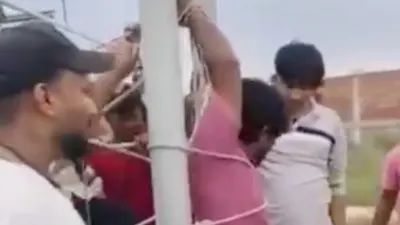 Villagers in India tie technician to cell tower over 5G failure — Al Jazeera