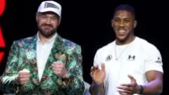Respect and laughs as Fury and Joshua face off — photograph supplied by BBC Sport