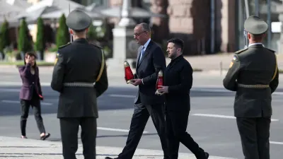 Germany’s Merz arrives in Kyiv to finalise drone deal, release aid — TimesLIVE