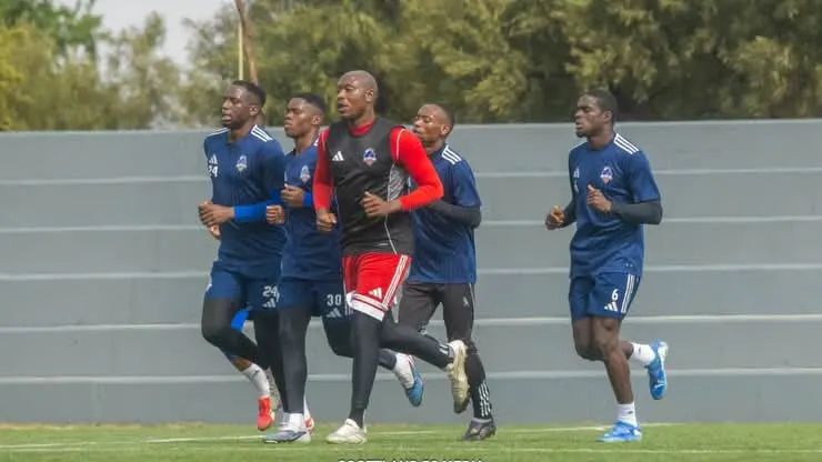 Scottland FC arrives in Eswatini ahead of CAF Champions League assignment — photograph supplied by New Zimbabwe