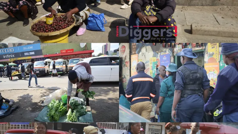 Mwewa moves to relocate street vendors to markets — photograph supplied by News Diggers Zambia
