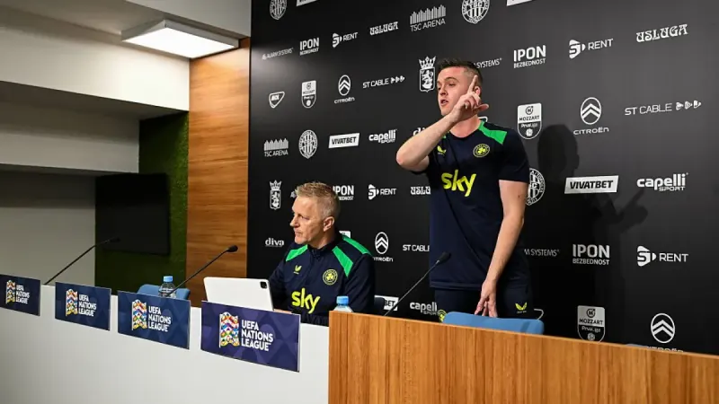 Israeli reporter’s ‘verbal attack’ ends Ireland football news conference — photograph supplied by Al Jazeera