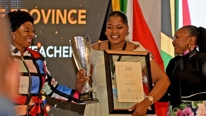 Top teacher urges daily reading to fight illiteracy — photograph supplied by TimesLIVE