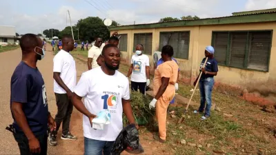 Petrosol cleans up Wa Municipal Hospital, to donate medical equipment — MyJoyOnline