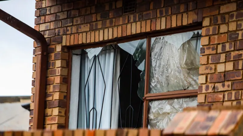 IN PICS | Soweto ATM bombing also smashes neighbouring homes — photograph supplied by TimesLIVE