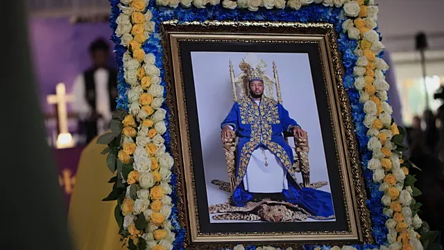 Uganda's King Oyo buried amid bitter succession dispute — photograph supplied by Africanews