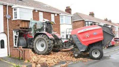 Man jailed for ramming tractor into house in revenge attack on rival — Sky News Home