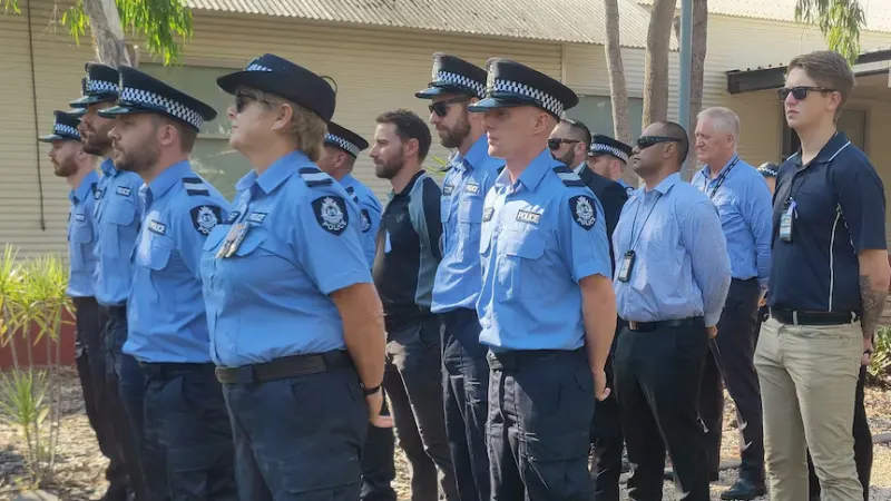 Rise in 'disgusting' attacks on WA police across state's far north — photograph supplied by ABC News Australia