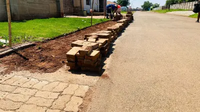 Eden Park residents forced to return stolen paving bricks — SowetanLIVE