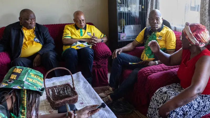 Ramaphosa seeks to bolster support in eThekwini — photograph supplied by TimesLIVE