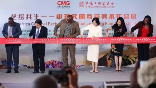 China-Kenya art exhibition opens at Nairobi National Museum — photograph supplied by IOL