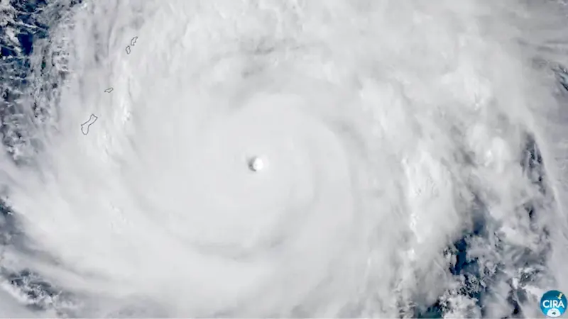 Atlantic Ocean has seen no hurricanes so far this season - this is why — photograph supplied by Sky News Home