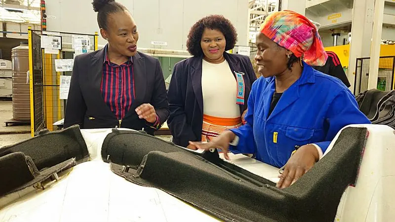 LOCAL VEHICLE PRODUCTION: Minister of Small Business Development Ndabeni pushes for localised manufacturing in automotive sector — photograph supplied by Daily Maverick