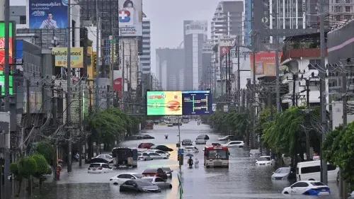 Bangkok declares flood disaster as torrential rain leaves streets submerged — photograph supplied by IOL