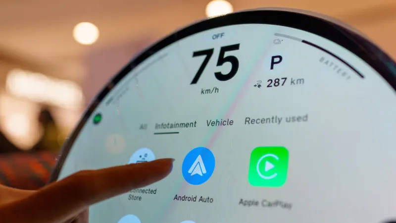 One problem with Android Auto can be fixed with a simple update — photograph supplied by Engadget
