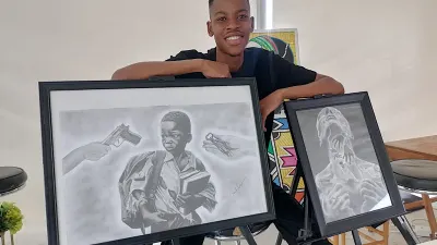 Priced out of his own paintbrushes, but Simon paints on — Scrolla Africa