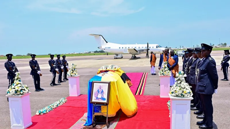 King Oyo, once world’s youngest monarch, buried in western Uganda — photograph supplied by Sunday World