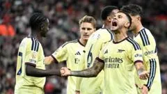 Guimaraes and Raya crucial - Sunderland v Arsenal player ratings — photograph supplied by BBC Sport