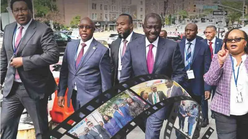 New York joyriders: Senators bitter with high cost of taking government to UN meeting — photograph supplied by Standard Kenya