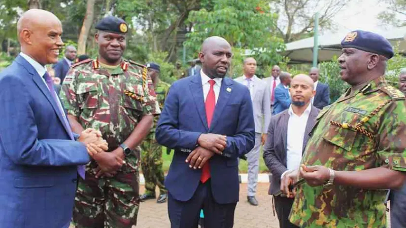 Murkomen reaffirms IG Kanja's command of National Police Service — photograph supplied by Standard Kenya