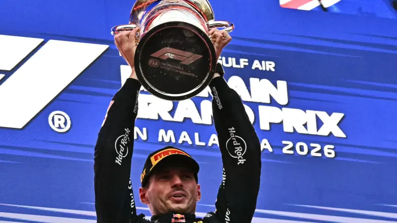 Red Bull’s Verstappen wins rain-delayed Bahrain GP F1 race in Sepang — photograph supplied by Al Jazeera