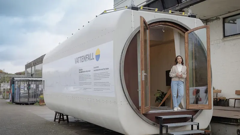 From tiny houses to skis: This Swedish company is finding creative uses for retired wind turbines — photograph supplied by Euronews