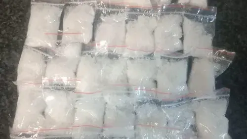 Two arrested after half a million rand worth of crystal meth seized in Diepsloot — photograph supplied by IOL