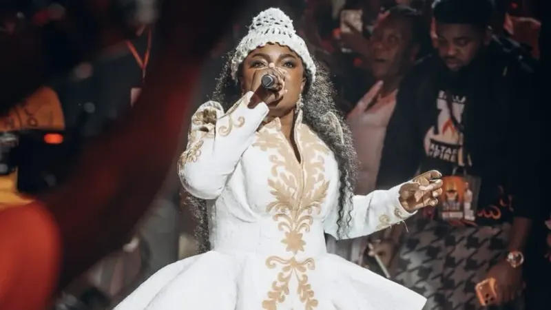 Management explains Biblical meaning behind Ohemaa Mercy’s 2026 Tehillah costume and entry — photograph supplied by MyJoyOnline