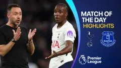 Tottenham's wait for league goal continues after Everton draw — BBC Sport