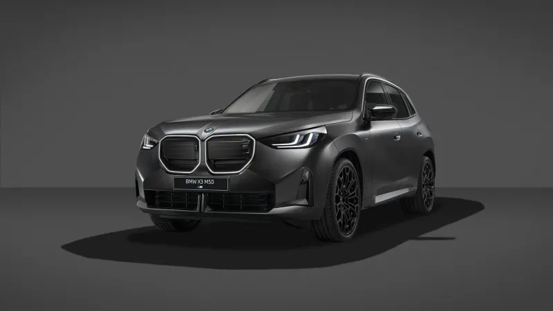 BMW boosts X3 M50 power, adds new Black Package — photograph supplied by Sunday World