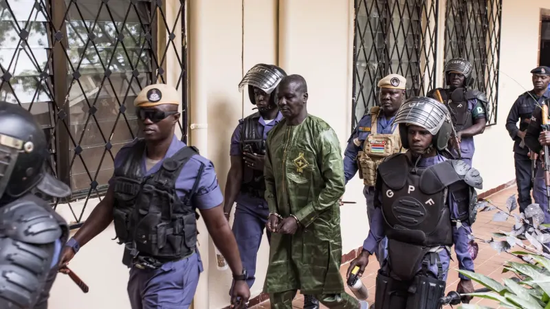 Former ‘death squad’ leader appears in military trial in The Gambia — photograph supplied by Al Jazeera