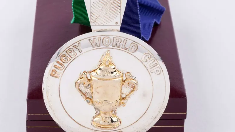 Bankrupt Lawrence Dallaglio to sell 2003 Rugby World Cup winner’s medal — photograph supplied by The South African
