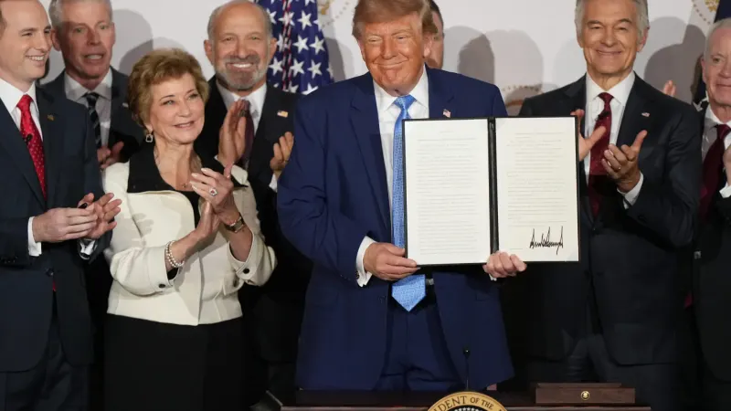 Trump unveils new site to simplify access to government services — photograph supplied by Al Jazeera