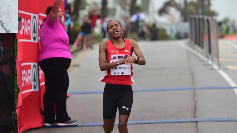 Xaba saunters to Gqeberha win but misses SA record by just five seconds — photograph supplied by SowetanLIVE