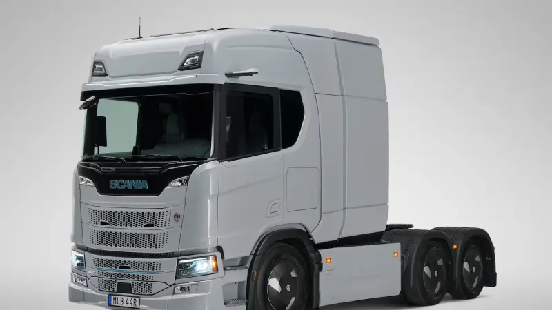 Scania electric truck gets 720km range with new battery layout — photograph supplied by BusinessLIVE