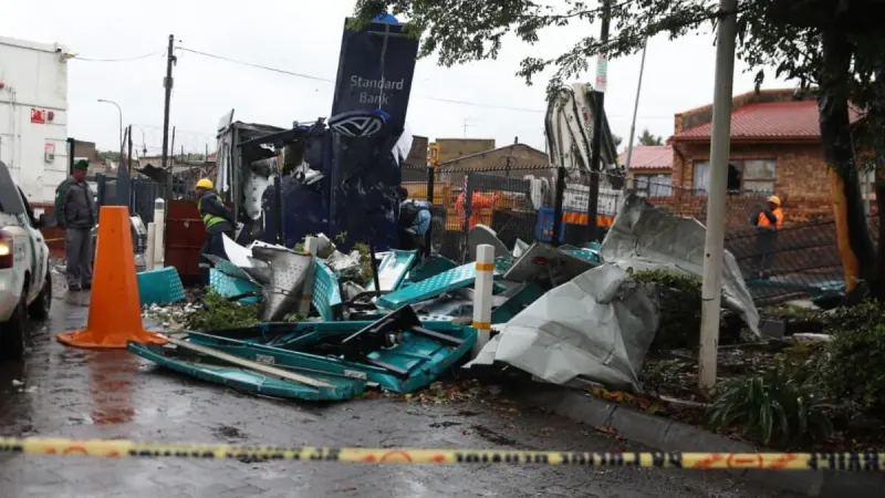 Two ATM bombings reported at Soweto filling stations — photograph supplied by SowetanLIVE