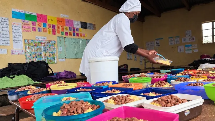 Lesotho learners get smaller meals after Trump’s US aid cuts — photograph supplied by Ground Up