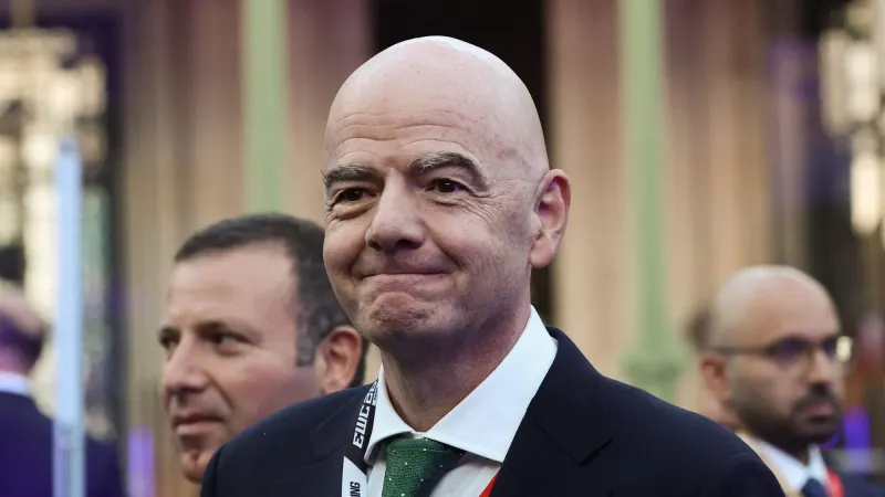 Infantino says he's 'open' to talks about FIFA reform in letter to football chiefs — photograph supplied by Sky News World