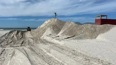 Why is Cape Town pushing tonnes of beach sand back into the sea? — The South African