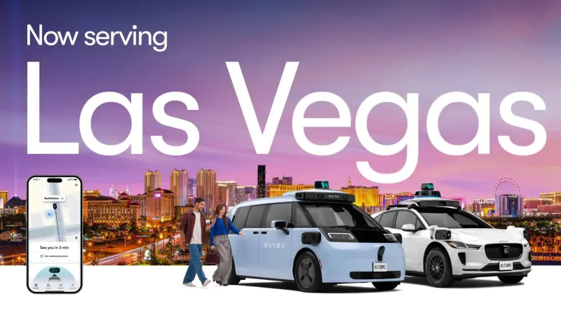 Waymo's robotaxis are now available in Las Vegas — photograph supplied by Engadget