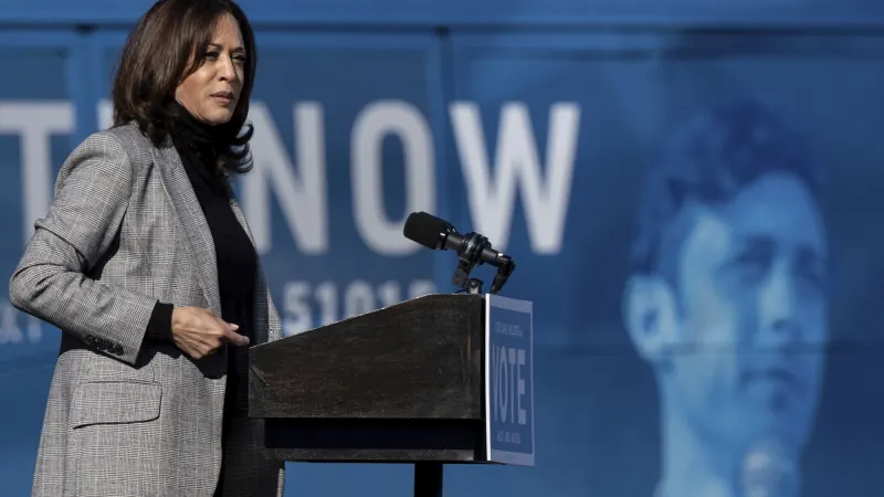 Kamala Harris to campaign with Ossoff in Georgia — photograph supplied by Politico