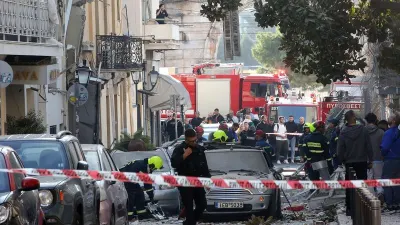 Explosion fells building in heart of touristic Athens, three injured — Daily Maverick
