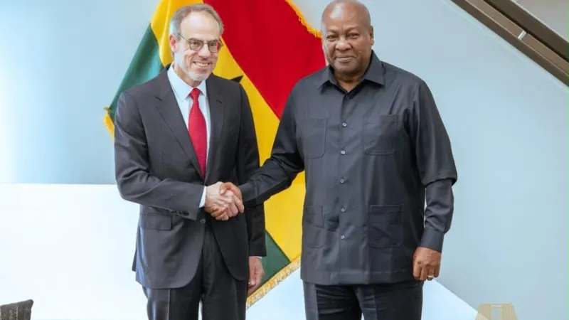 Amazon eyes Ghana for broadband expansion after talks with Mahama — photograph supplied by MyJoyOnline