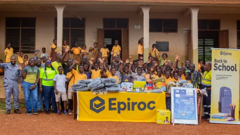 Epiroc urges businesses to deepen support for education in mining communities — photograph supplied by MyJoyOnline