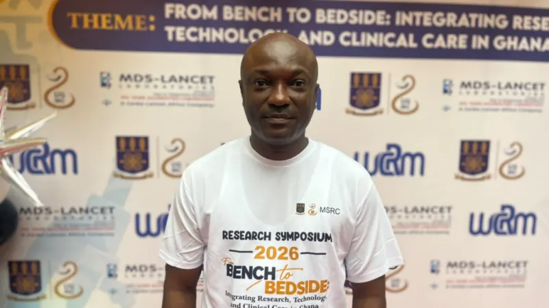 UGMC Research Director urges stronger clinical trials to bridge gap between research and patient care — photograph supplied by MyJoyOnline