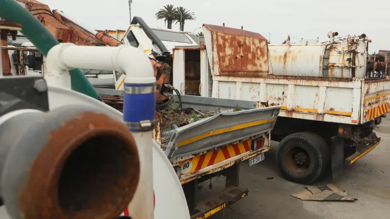 Parts shortages keep dozens of Bay vehicles off the road — photograph supplied by HeraldLIVE