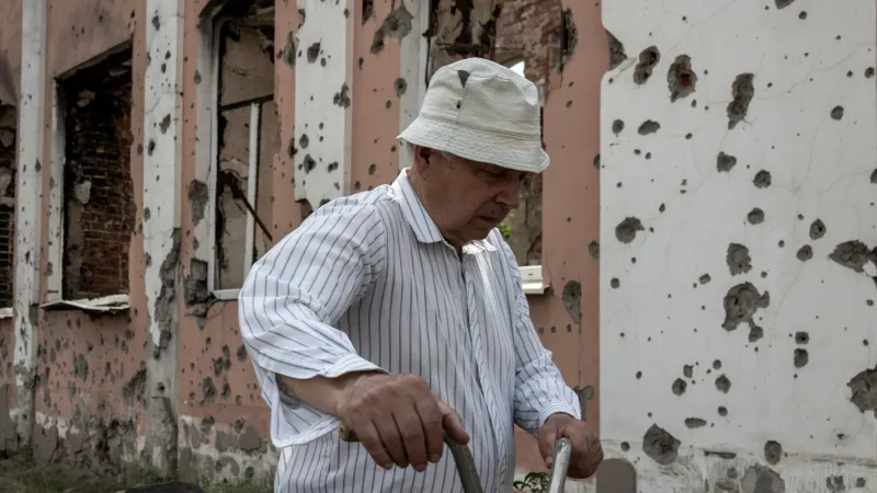 As Russia Again Draws Near, a Frontline City Fears Obliteration This Time — photograph supplied by NYT World