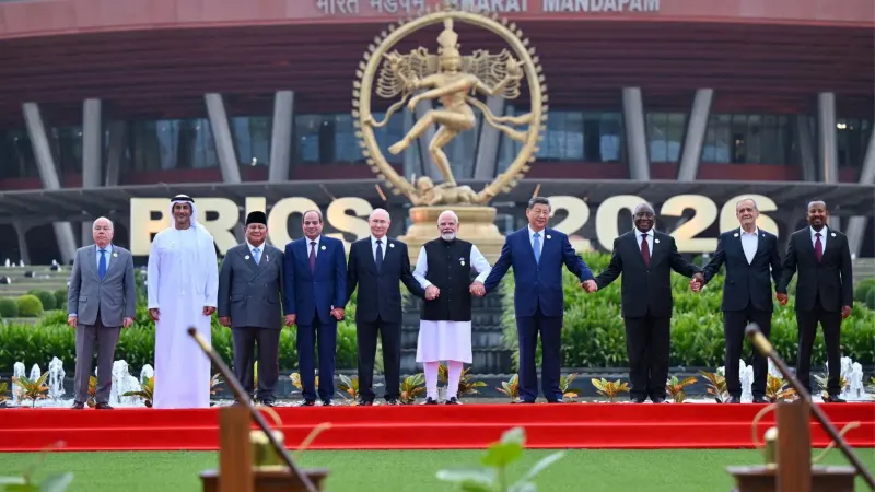 World leaders gather in New Delhi for final day of BRICS summit — photograph supplied by Al Jazeera