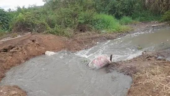 Parliament calls for State of Emergency over Harare sewage crisis as 80 megalitres of raw sewage enter Mukuvisi River daily — photograph supplied by New Zimbabwe