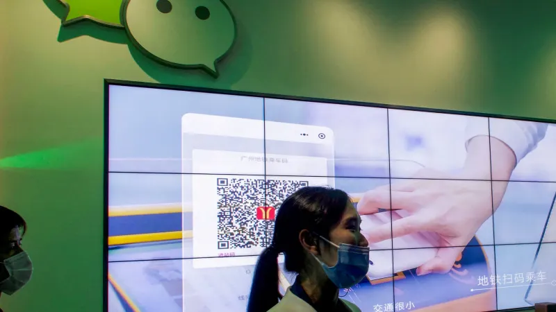 For China, a Mock A.I. Attack on WeChat Signals a Dangerous New Era — photograph supplied by NYT World